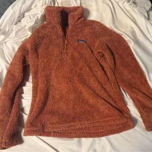 Patagonia Cozy Orange Turtleneck Pullover